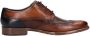 Bugatti Schoenen met perforatie businessmode lage schoen veterschoen in contrastlook - Thumbnail 12