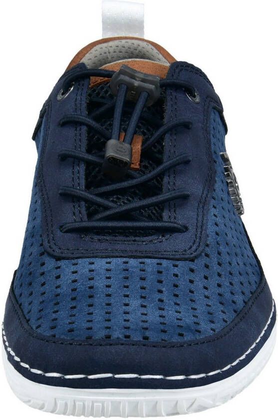 Bugatti Slip-on sneakers vrijetijdsschoen lage schoen slipper met gaatjespatroon