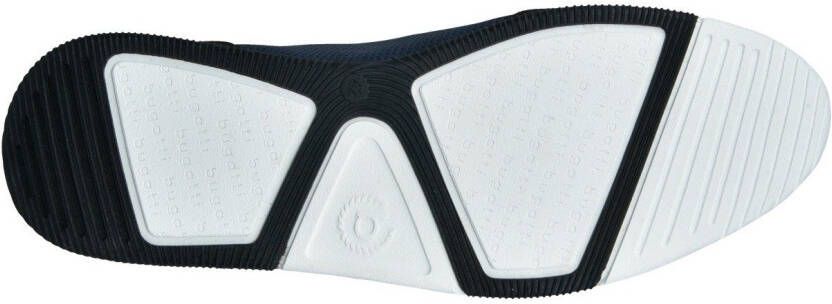 Bugatti Slip-on sneakers Vrijetijdsschoen slipper met modieuze decoratieve stiksels