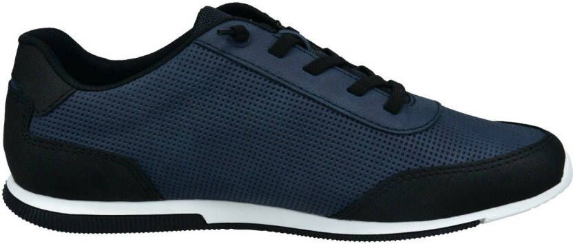 Bugatti Slip-on sneakers Vrijetijdsschoen slipper met modieuze decoratieve stiksels