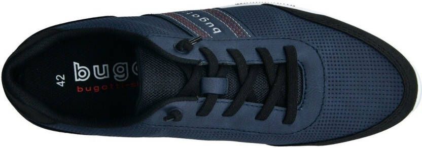 Bugatti Slip-on sneakers Vrijetijdsschoen slipper met modieuze decoratieve stiksels