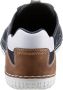 Bugatti Slip-on sneakers vrijetijdsschoen lage schoen instapper met contraststiksels en afwerkingen - Thumbnail 7