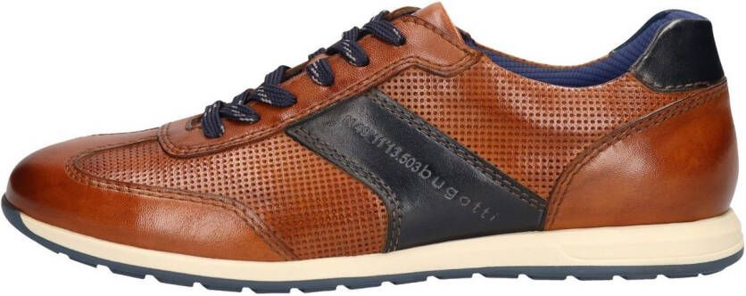 Bugatti Slip-on sneakers lage schoen slipper businessschoen met contrastafwerking