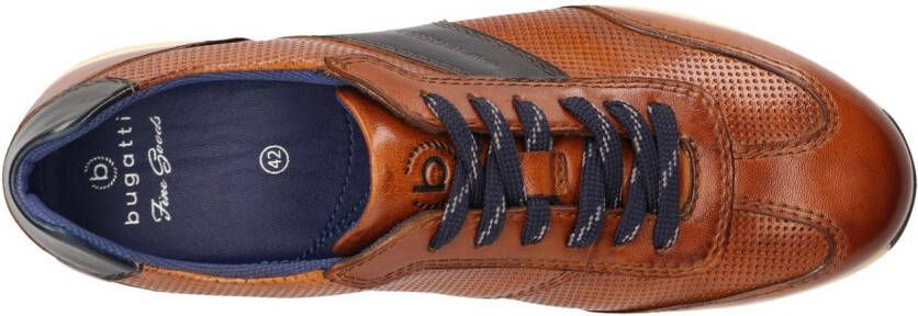 Bugatti Slip-on sneakers lage schoen slipper businessschoen met contrastafwerking