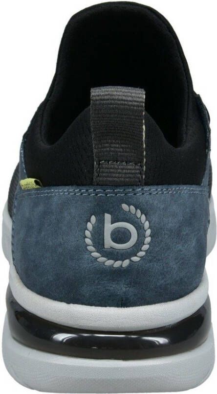 Bugatti Slip-on sneakers met label vrijetijdsschoen lage schoen instapschoen