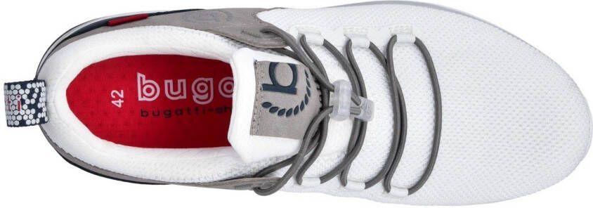 Bugatti Slip-on sneakers met snelsluiting vrijetijdsschoen halfhoge schoen instapschoen
