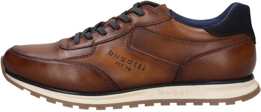 Bugatti Slip-on sneakers vrijetijdsschoen lage schoen slipper met antieke afwerking