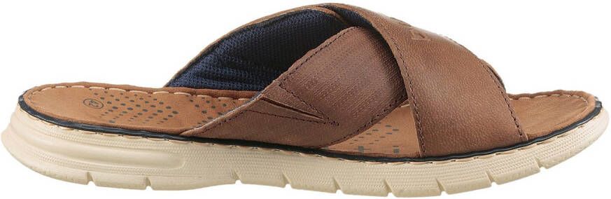 Bugatti Slippers met praktische klittenbandsluiting