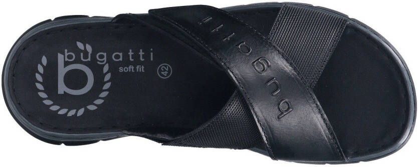 Bugatti Slippers met praktische klittenbandsluiting