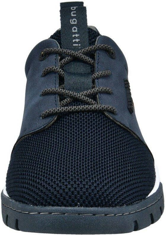 Bugatti Sneakers met label en contrastafwerking vrijetijdsschoen lage schoen veterschoen