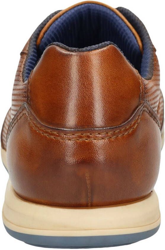 Bugatti Sneakers business schoen lage schoen veterschoen met contrasterende strepen