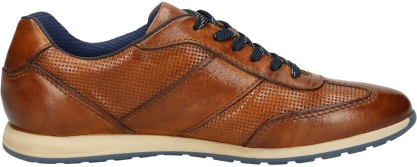 Bugatti Sneakers business schoen lage schoen veterschoen met contrasterende strepen