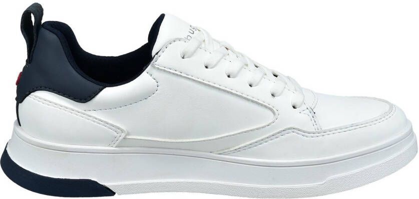 Bugatti Sneakers met sleehak vrijetijdsschoen lage schoen veterschoen met contrastafwerking