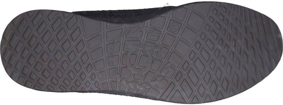 Bugatti Sneakers met sleehak freizeitschoen lage schoen veterschoen met contrastafwerking op de hiel