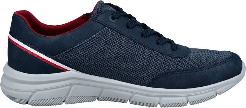 Bugatti Sneakers met sleehak vrijetijdsschoen lage schoen veterschoen met buitenrits