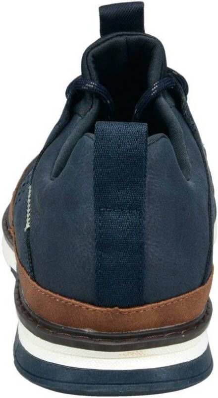 Bugatti Sneakers met bedrukt aantrekbandje vrijetijdsschoen halfhoge schoen veterschoen