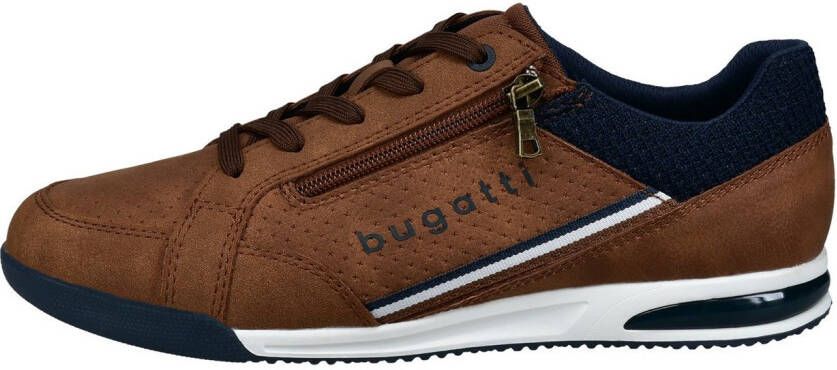 Bugatti Sneakers veterschoen lage schoen vrijetijdsschoen met contrastafwerkingen