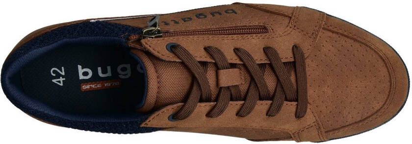Bugatti Sneakers veterschoen lage schoen vrijetijdsschoen met contrastafwerkingen