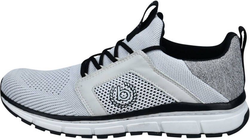 Bugatti Sneakers veterschoenen lage schoen vrijetijdsschoen contrasterende afwerking op de hiel