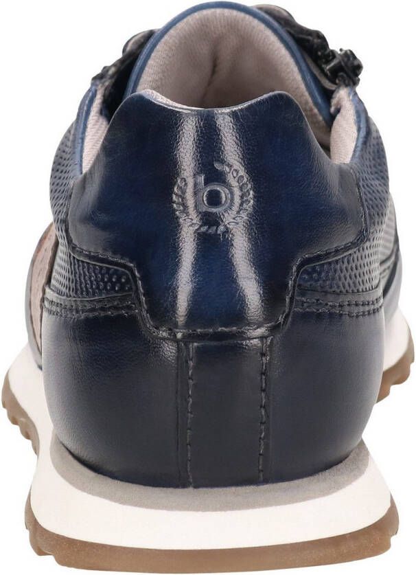 Bugatti Sneakers vrijetijdsschoen lage schoen veterschoen met contrast bies