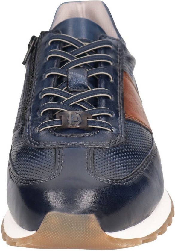 Bugatti Sneakers vrijetijdsschoen lage schoen veterschoen met contrast bies