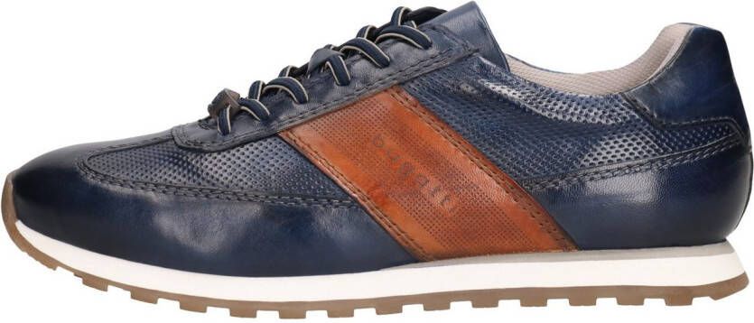 Bugatti Sneakers vrijetijdsschoen lage schoen veterschoen met contrast bies