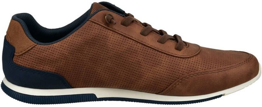 Bugatti Sneakers vrijetijdsschoen lage schoen veterschoen met modieuze perforatie