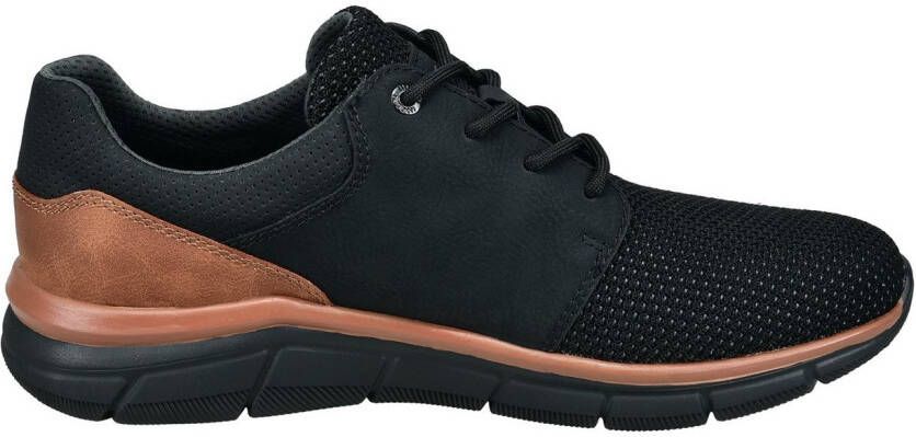 Bugatti Sneakers vrijetijdsschoen veterschoen lage schoen met zijlogo-icoon