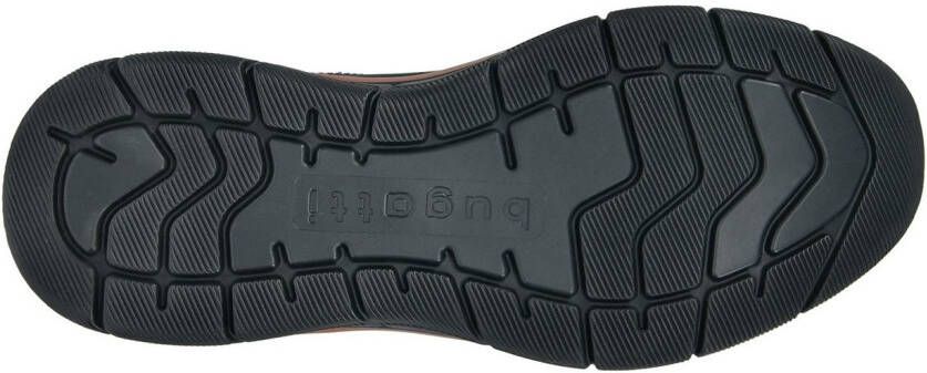 Bugatti Sneakers vrijetijdsschoen veterschoen lage schoen met zijlogo-icoon