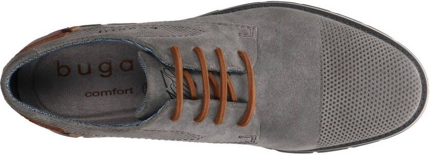 Bugatti Veterschoenen freizeitschoen lage schoen sneaker met siersteken