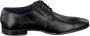 Bugatti Veterschoenen blokhak avondschuh feestdagenschuh met logoprent op de hiel - Thumbnail 12
