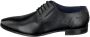Bugatti Veterschoenen blokhak avondschuh feestdagenschuh met logoprent op de hiel - Thumbnail 13