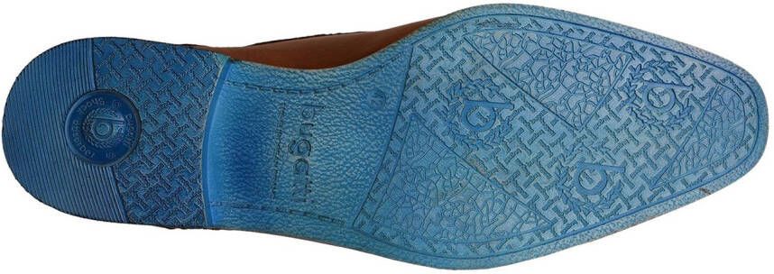 Bugatti Veterschoenen blokhak avondschuh businessschuh in vierkante vorm