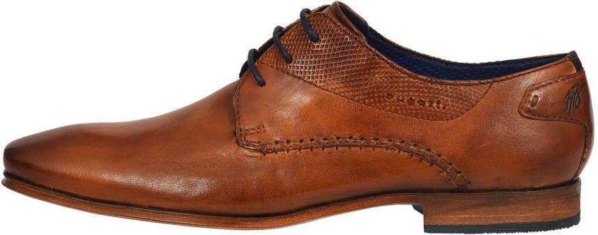 Bugatti Veterschoenen blokhak avondschuh businessschuh in vierkante vorm