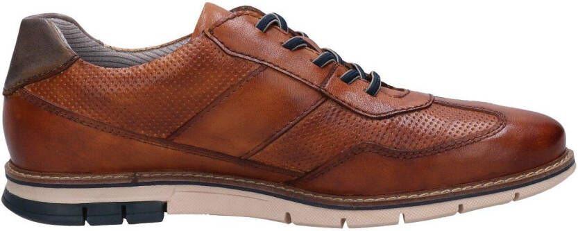 Bugatti Veterschoenen met randnaad breedte g vrijetijdsschoen lage schoen veterschoen