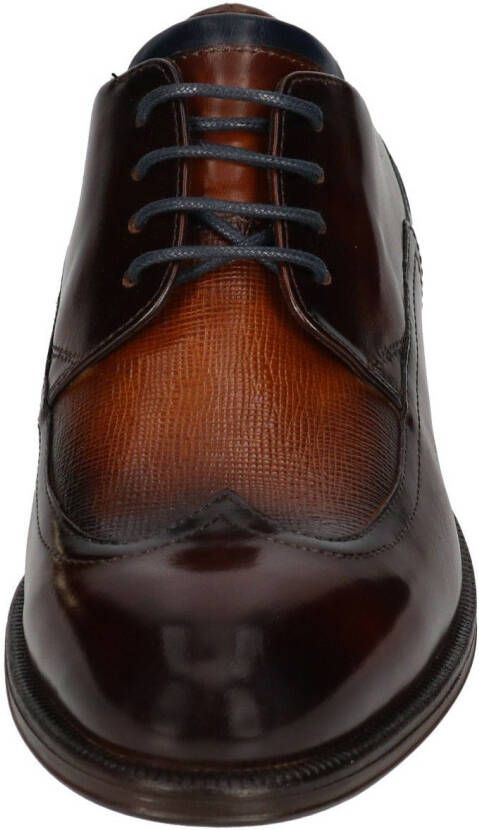 Bugatti Veterschoenen met sierstiksels vrijetijdsschoen lage schoen veterschoen