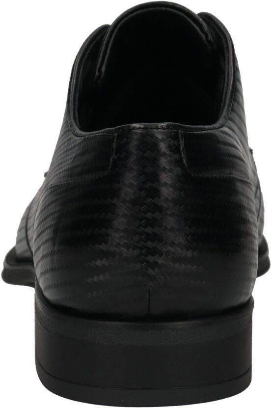 Bugatti Veterschoenen met fijne embossing vrijetijdsschoen halfhoge schoen veterschoen