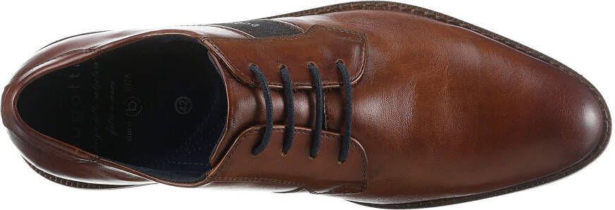 Bugatti Veterschoenen in smalle vorm vrijetijdsschoen halfschoen veterschoen
