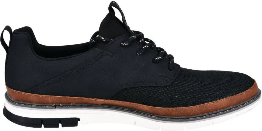 Bugatti Veterschoenen met gaatjespatroon vrijetijdsschoen lage schoen veterschoen