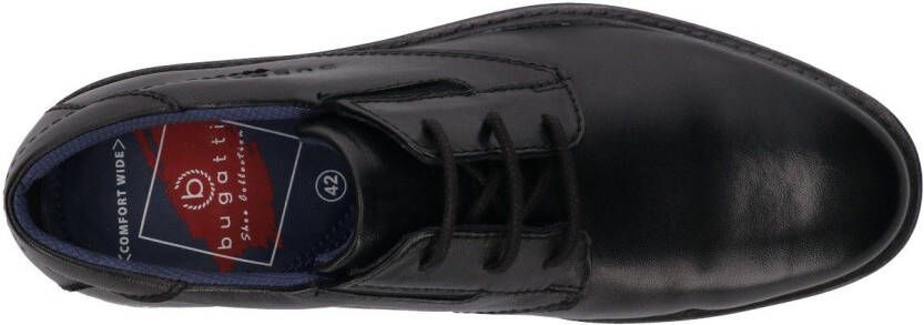 Bugatti Veterschoenen vrijetijdsschoen lage schoen met stretch-inzetten breedte g