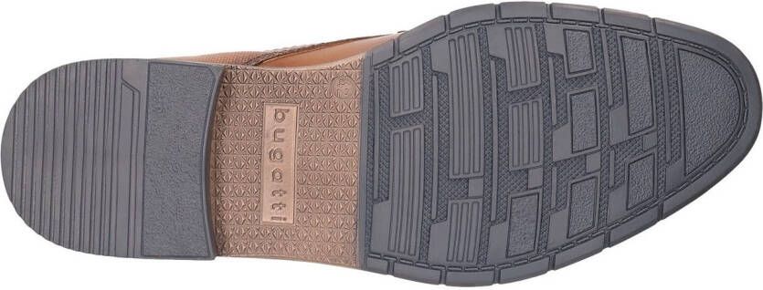 Bugatti Veterschoenen avondschuh businessschoen met kleine stretchinzetten breedte g