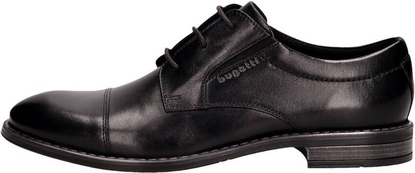 Bugatti Veterschoenen blokhak avondschoen feestelijke schoen business schoen logoprint