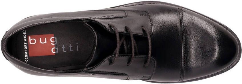 Bugatti Veterschoenen blokhak avondschoen feestelijke schoen business schoen logoprint
