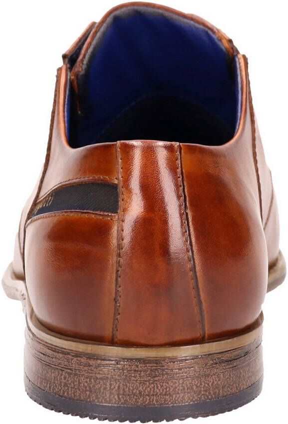 Bugatti Veterschoenen blokhak avondschoen feestelijke schoen met stretch-inzetten