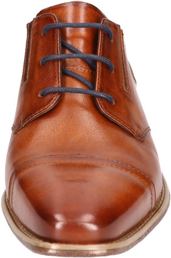 Bugatti Veterschoenen blokhak avondschoen feestelijke schoen met stretch-inzetten