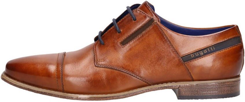 Bugatti Veterschoenen blokhak avondschoen feestelijke schoen met stretch-inzetten