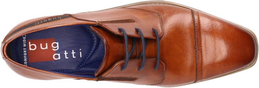 Bugatti Veterschoenen blokhak avondschoen feestelijke schoen met stretch-inzetten