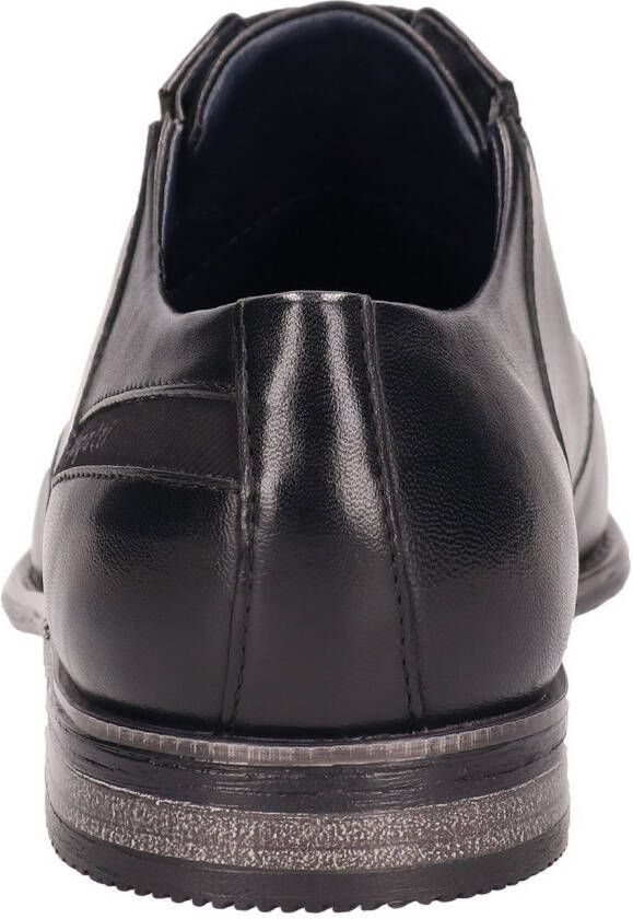 Bugatti Veterschoenen blokhak avondschoen feestelijke schoen met stretch-inzetten