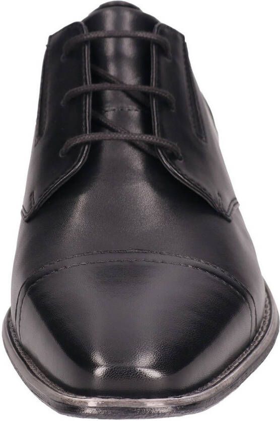 Bugatti Veterschoenen blokhak avondschoen feestelijke schoen met stretch-inzetten