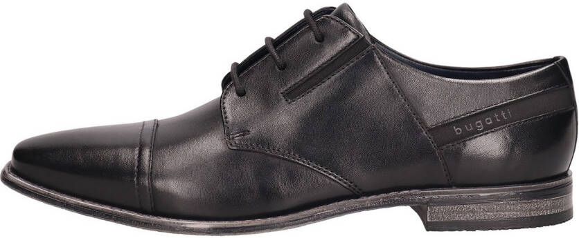 Bugatti Veterschoenen blokhak avondschoen feestelijke schoen met stretch-inzetten